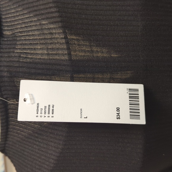 Cropped wrap t-shirt, ribbed - Picture 4 of 7